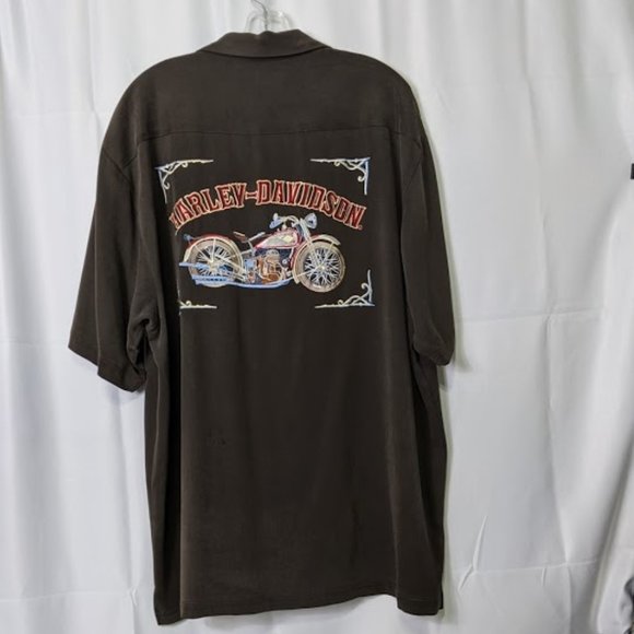 Tommy Bahama Harley Davidson Button Up 